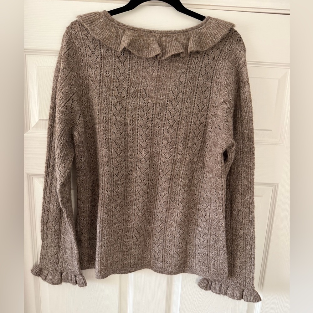 Old Navy X Anna Sui Ruffle Cardigan Sweater - Picture 6 of 6